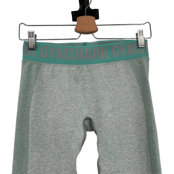 Gymshark Flex Low Rise Leggings‎ in Green Size Medium - Picture 2 of 8